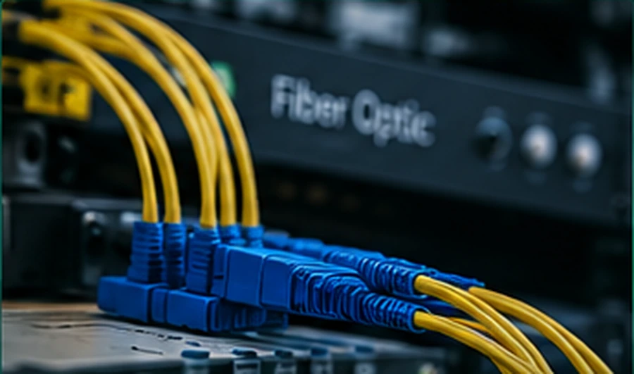 Conectores y enlaces de fibra óptica